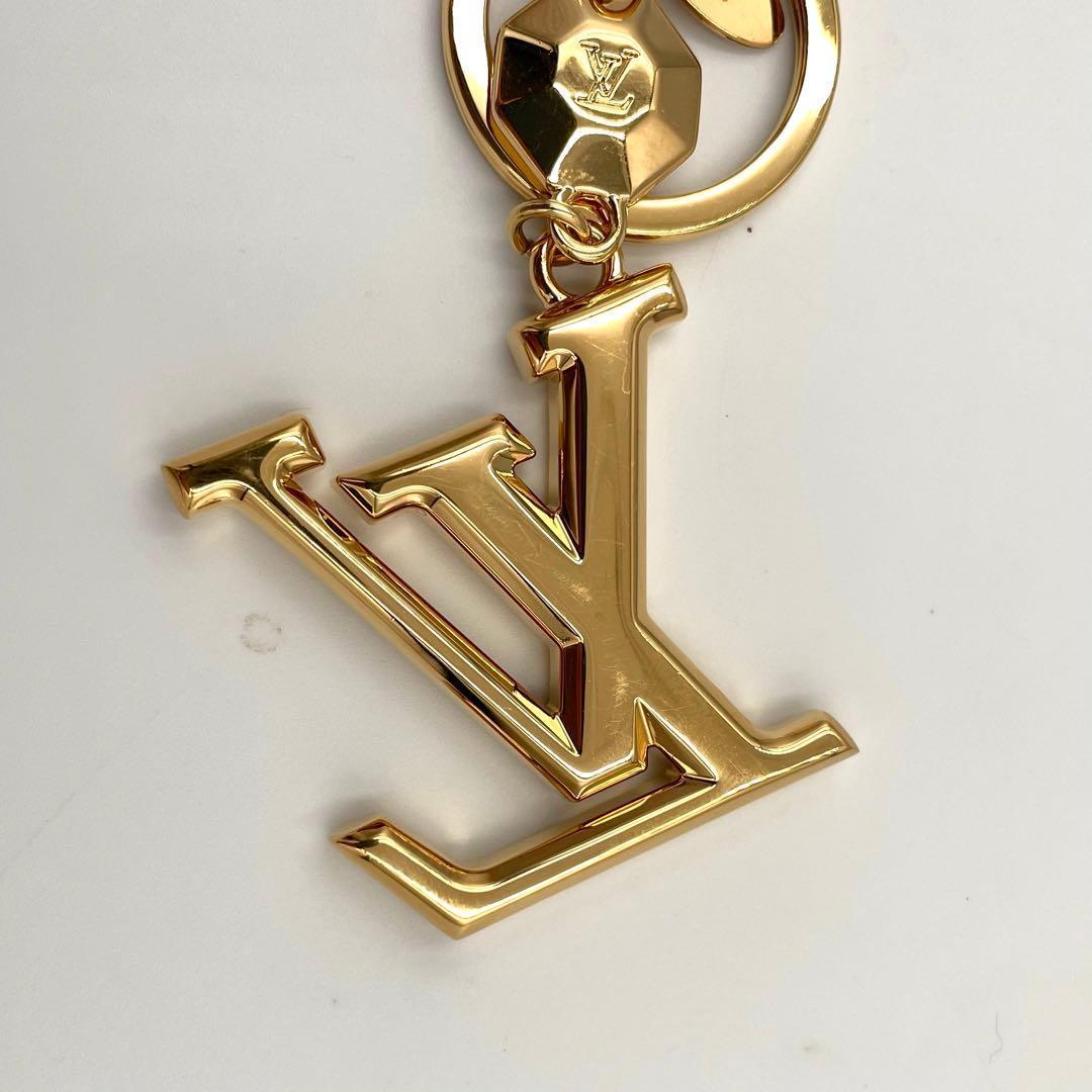 未使用級★LOUIS VUITTON ポルトクレ・ファセット　キーリング