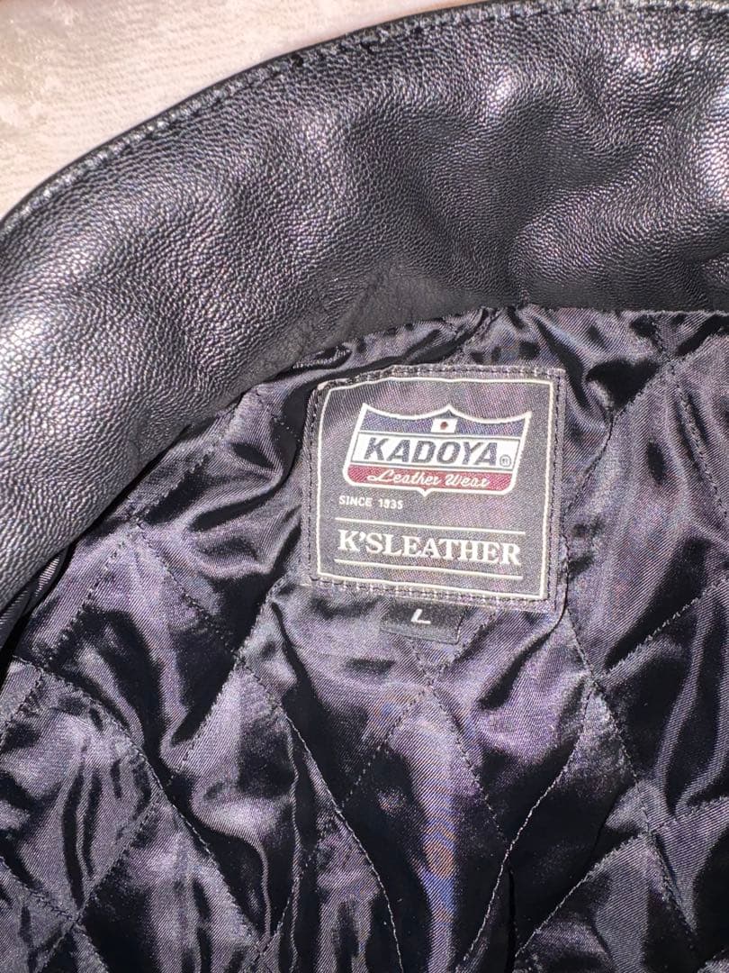 最終価格　カドヤ　シングルライダースジャケット