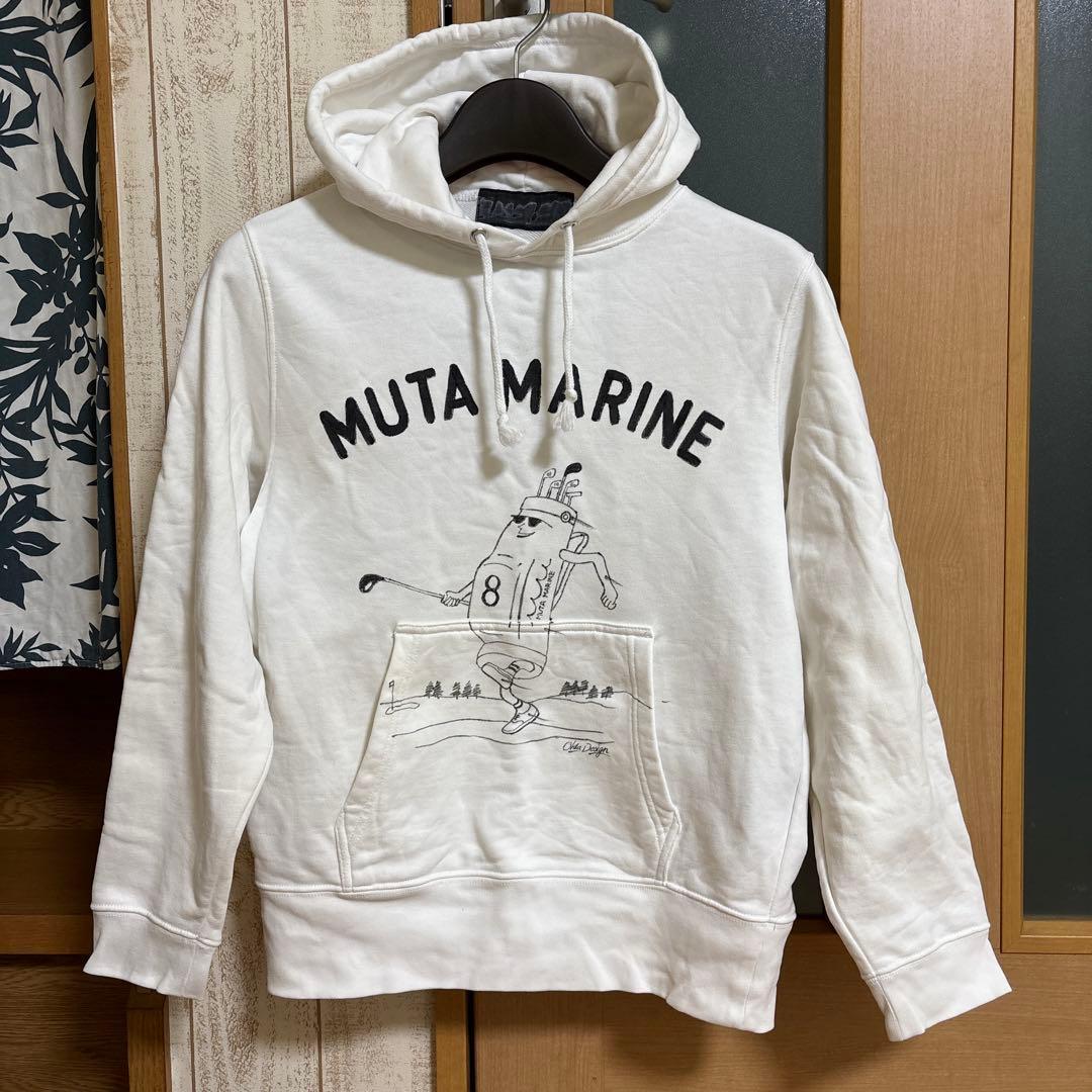 ムータ muta パーカー フーディ レディース 白 ◾︎ ムータマリン ゴルフ