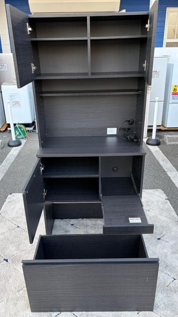 【福岡市限定】レンジボード アイリスオーヤマ 79×41×175.3㎝