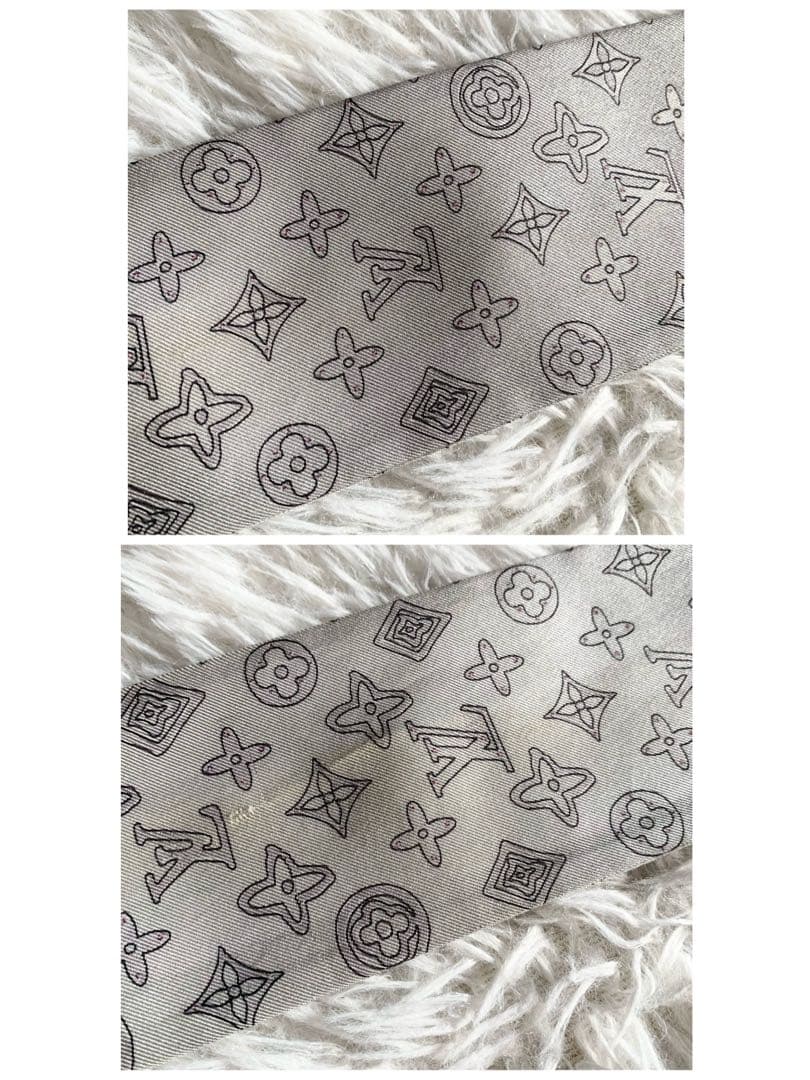 LOUIS VUITTON　ルイヴィトン　バンドー　モノグラム　マップ　スカーフ