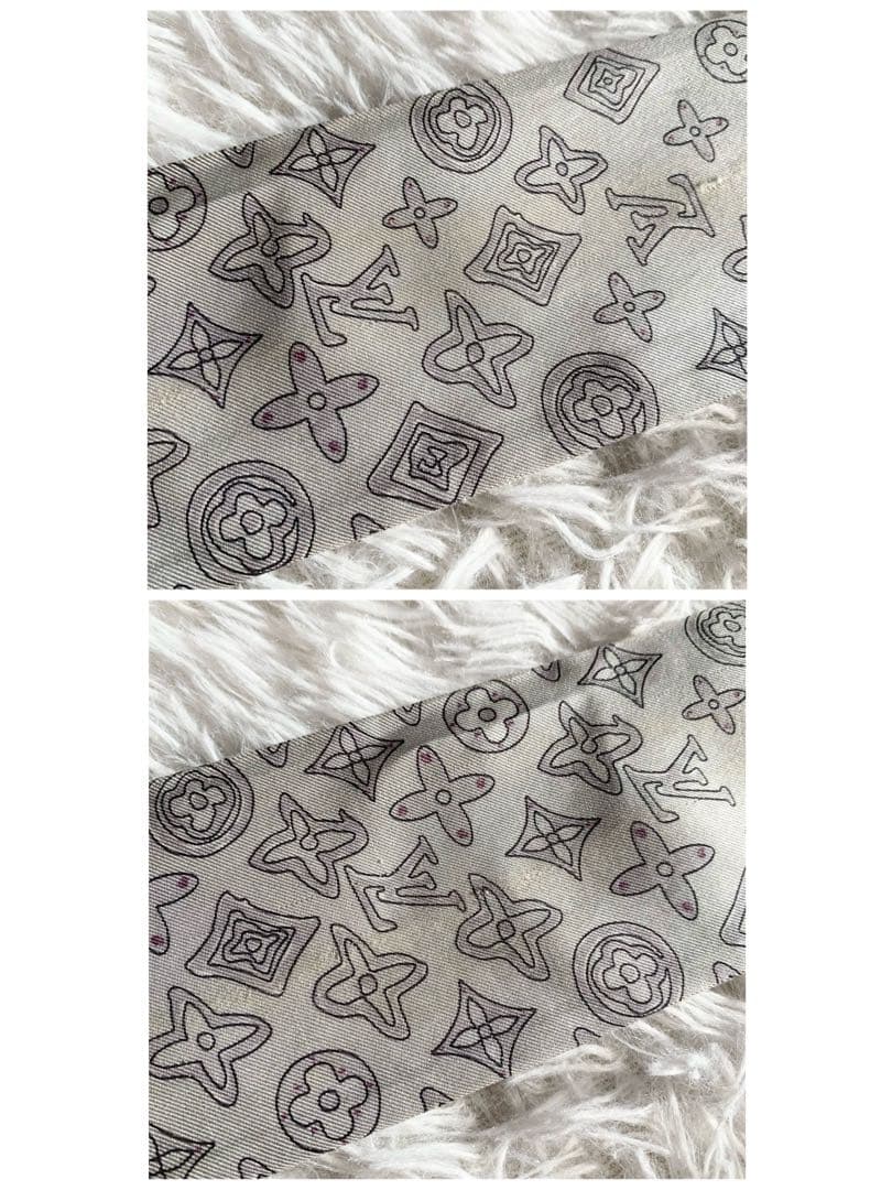 LOUIS VUITTON　ルイヴィトン　バンドー　モノグラム　マップ　スカーフ