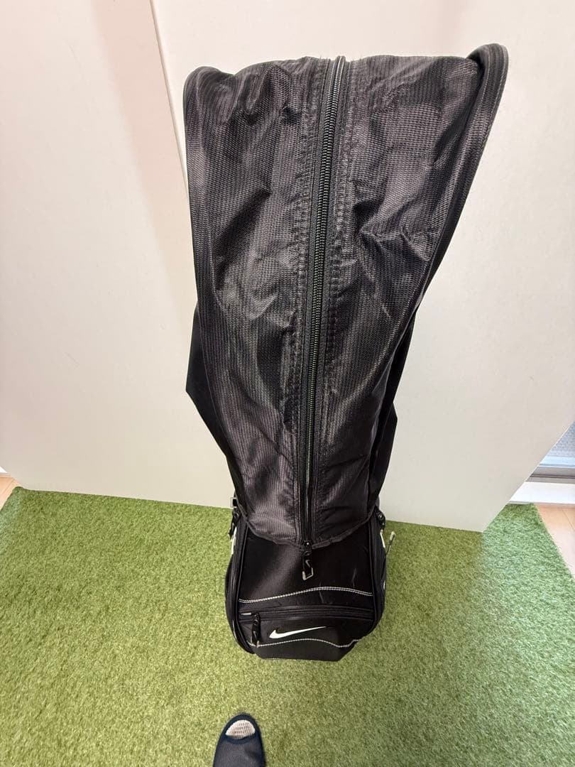 Nike キャディバッグ ブラック グレー ゴルフ ナイキ ケース