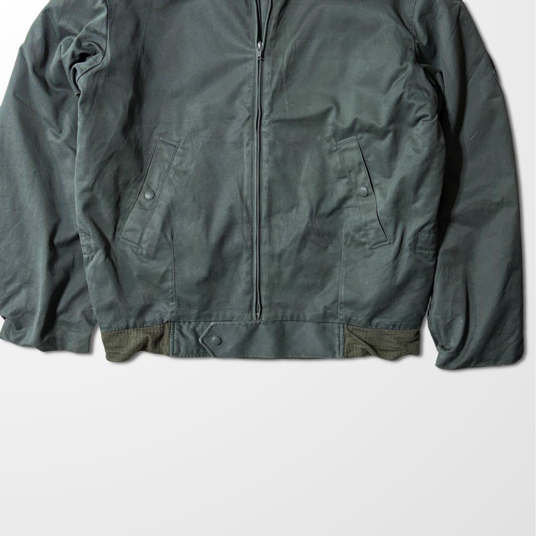 フランス軍 フライトジャケット 100L ボア グリーン　カーキ　古着　ブラウン