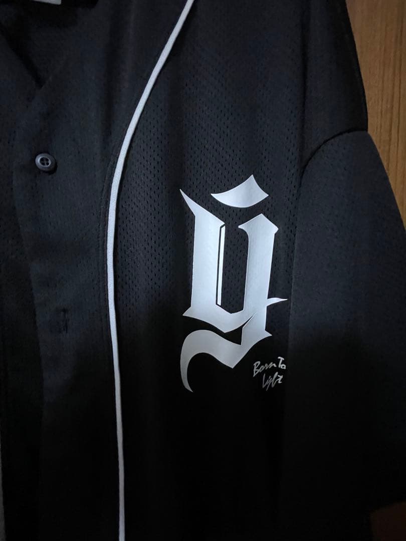 モモジリLYFT ブラック　ベースボールシャツ　XLサイズ　パンツ L