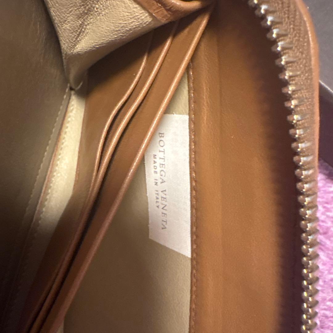 【新品未使用】ボッテガ　ラウンドファスナー　レザー