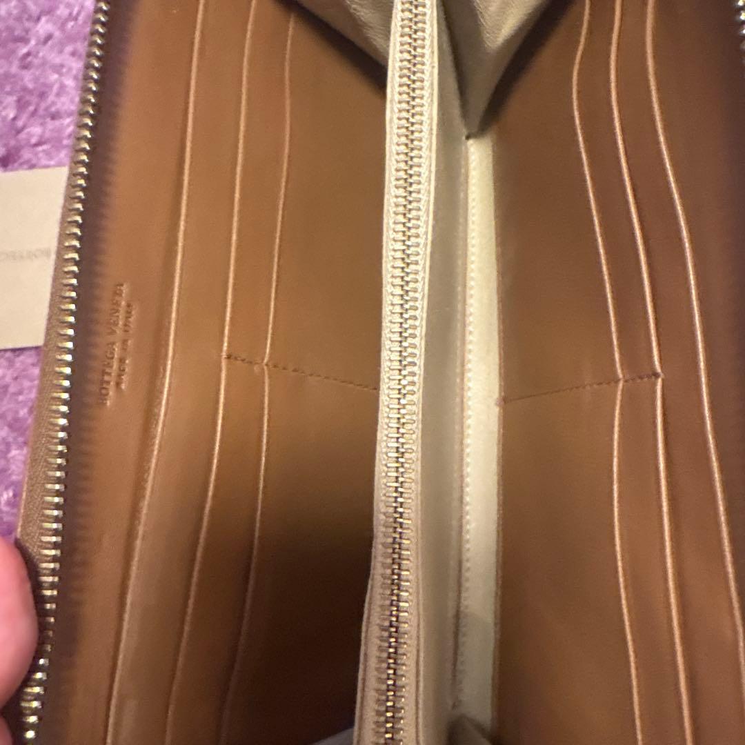 【新品未使用】ボッテガ　ラウンドファスナー　レザー