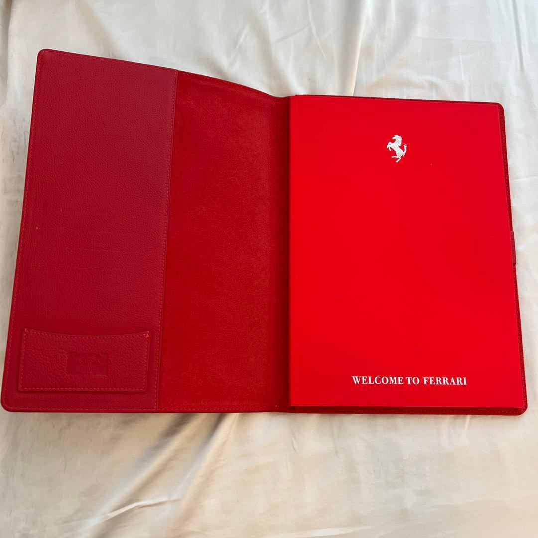フェラーリ　ウェルカムキット　ノートホルダー