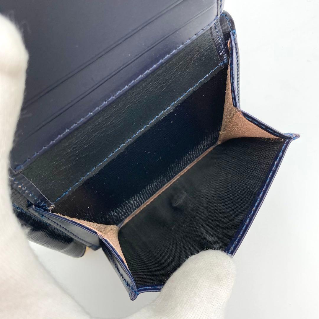 ⭐︎⭐︎⭐︎✨ GLEN マネークリップ 紺色 レザー 高級感