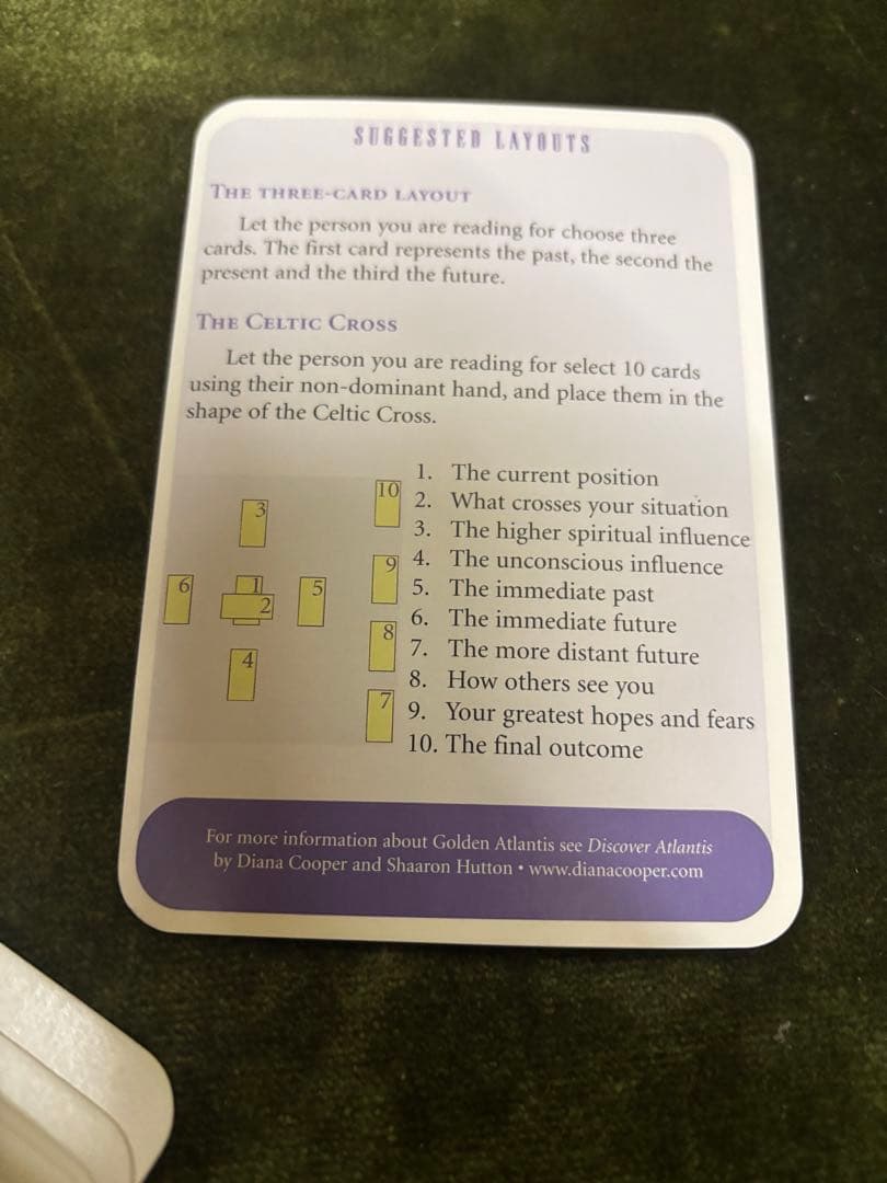 廃盤激レアダイアナクーパー アトランティス ユニコーン オラクルカード