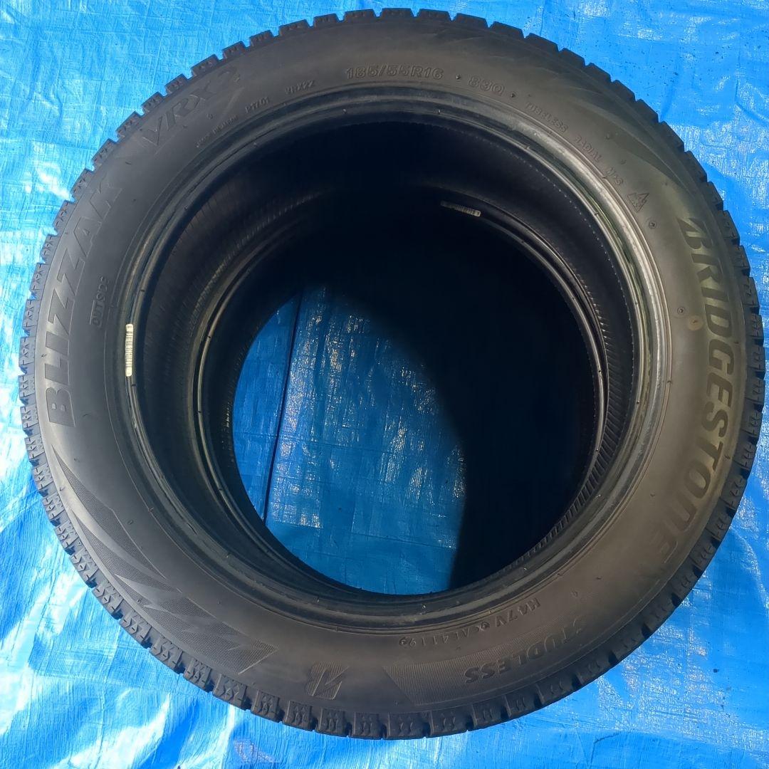 ② 185/55R16 ブリヂストンVRX2 バリ溝 2本 送料込み