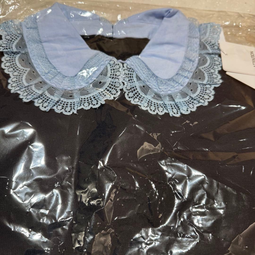 新品タグ付　gypsohilaジプソフィア レース　ニット　yori bibiy