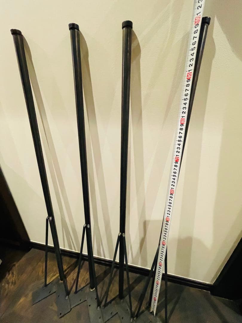 【特注鉄脚】 無塗装 黒皮仕様 100cm 【SQUARE Furniture】