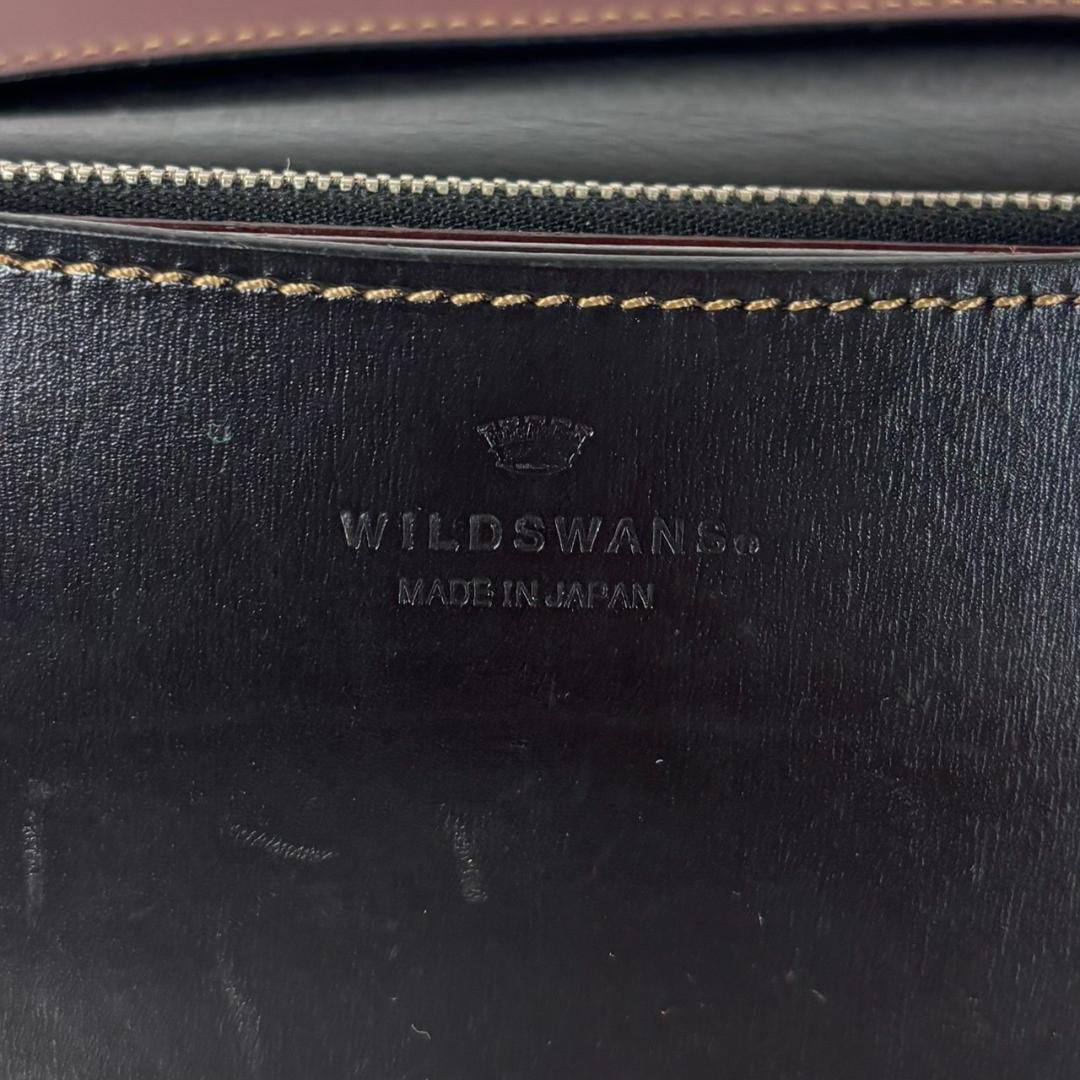 ワイルドスワンズ ウェイブ 長財布 サドル 王冠ロゴ 旧ロゴ