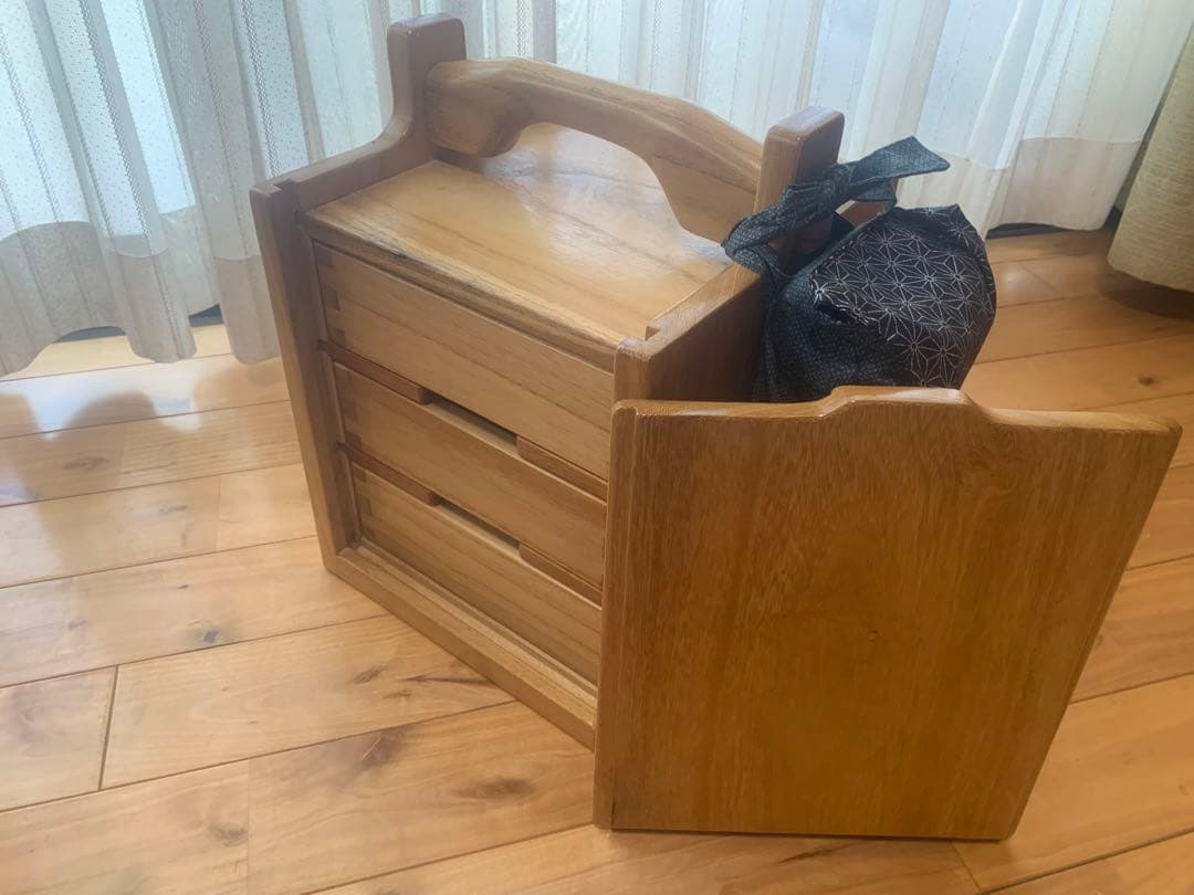 ✨桐✨オカモチ、お針箱、小物収納箱＊箸箱付【MUKU】職人作品一点物