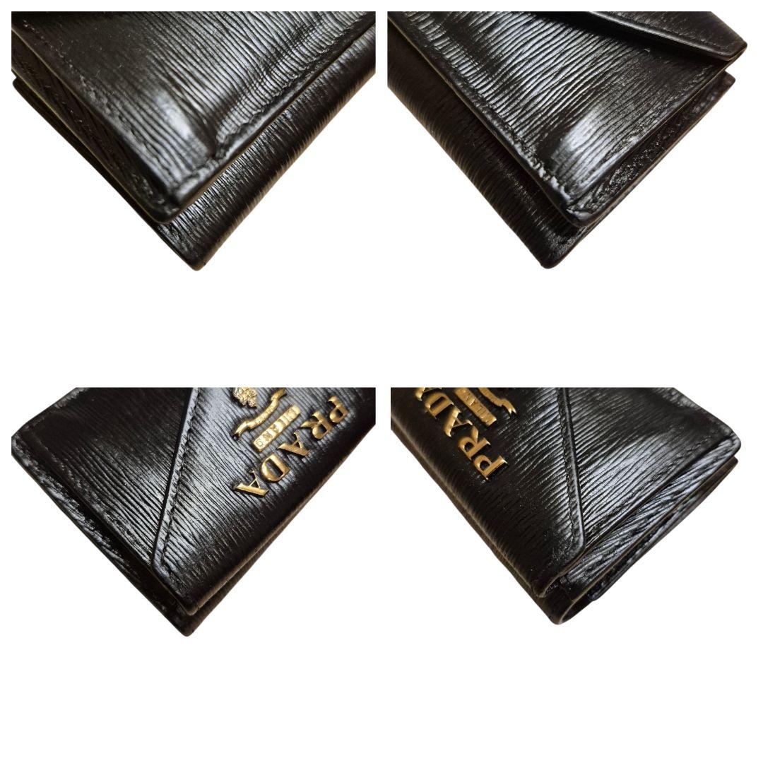 ＰＲＡＤＡ　プラダ　サフィアーノ　三つ折り財布 h