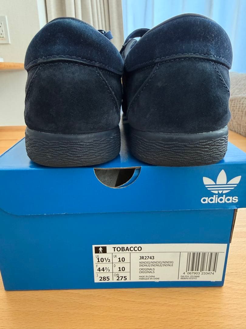 adidas TOBACCO 10 1/2 28.5 インディゴ