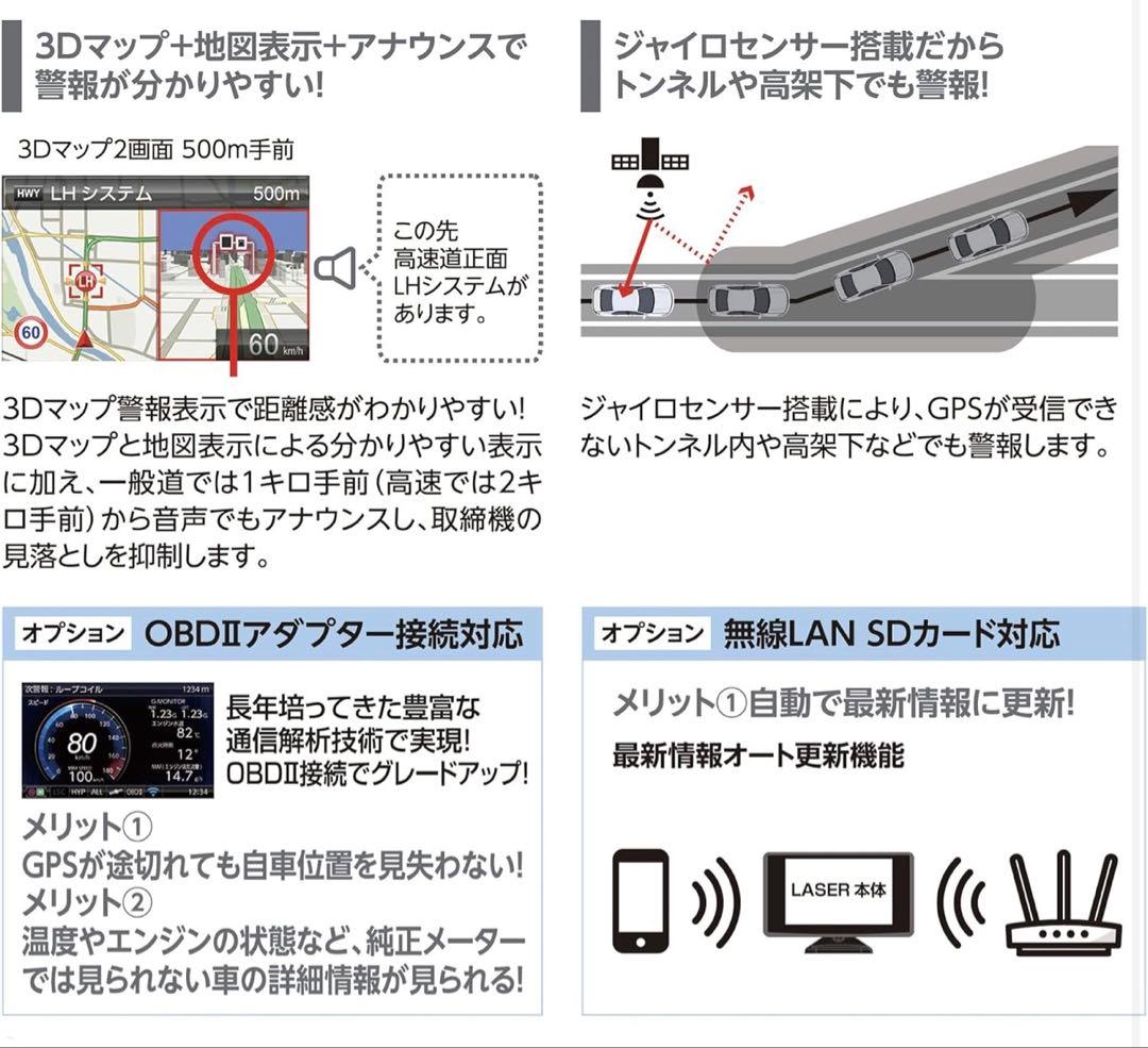 ブリッツ　TL401R レーダー探知機