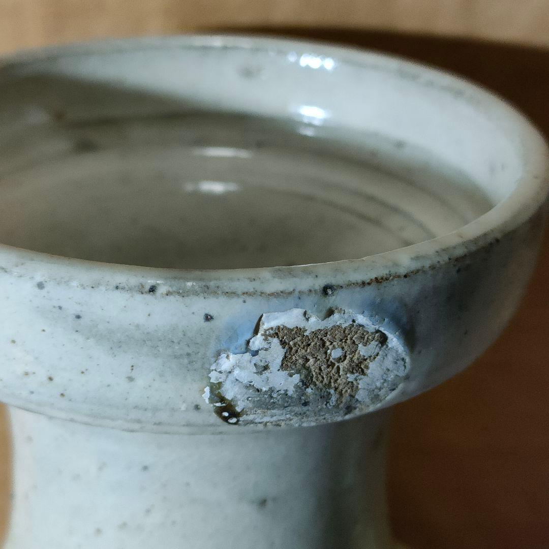 白磁ニ耳壺　中国南方　唐白