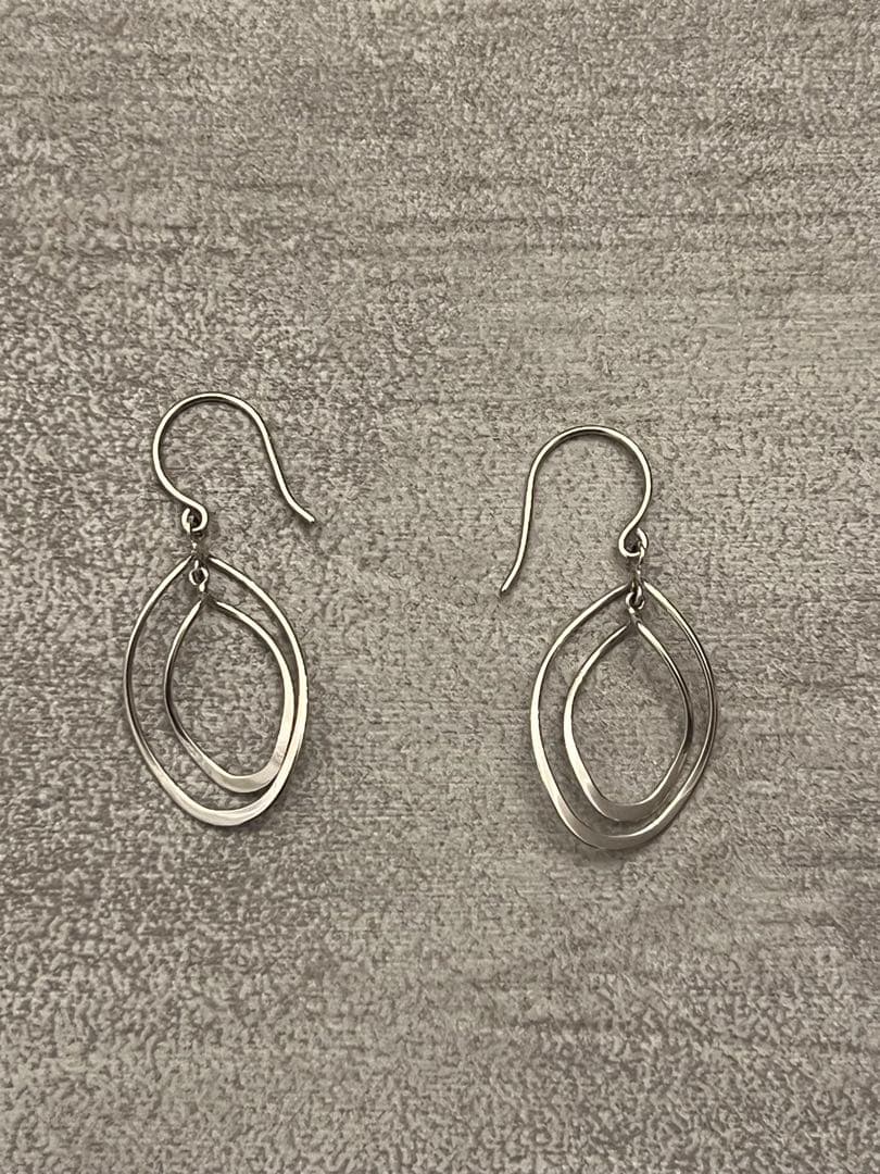 4℃ K10WG ピアス ホワイトゴールド