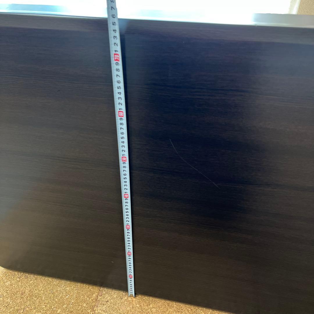 ブラウン 折りたたみ こたつ 長方形105cm×75cm