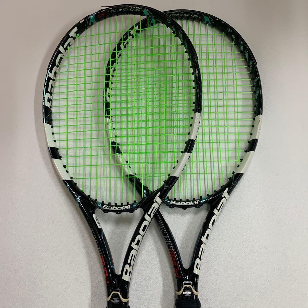 バボラPure Drive2012テニスラケット2本セットグリップG2