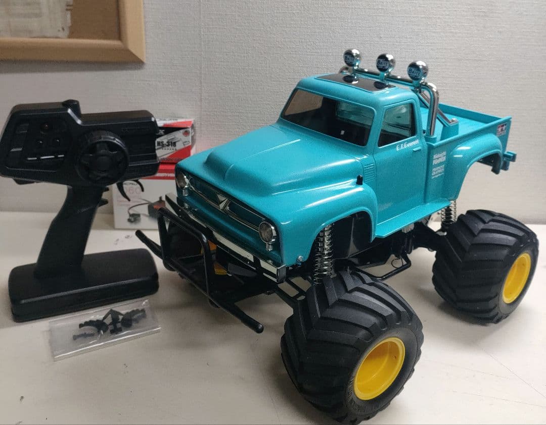 【走行少】タミヤ ミッドナイトパンプキン、プロポ、メカ付き