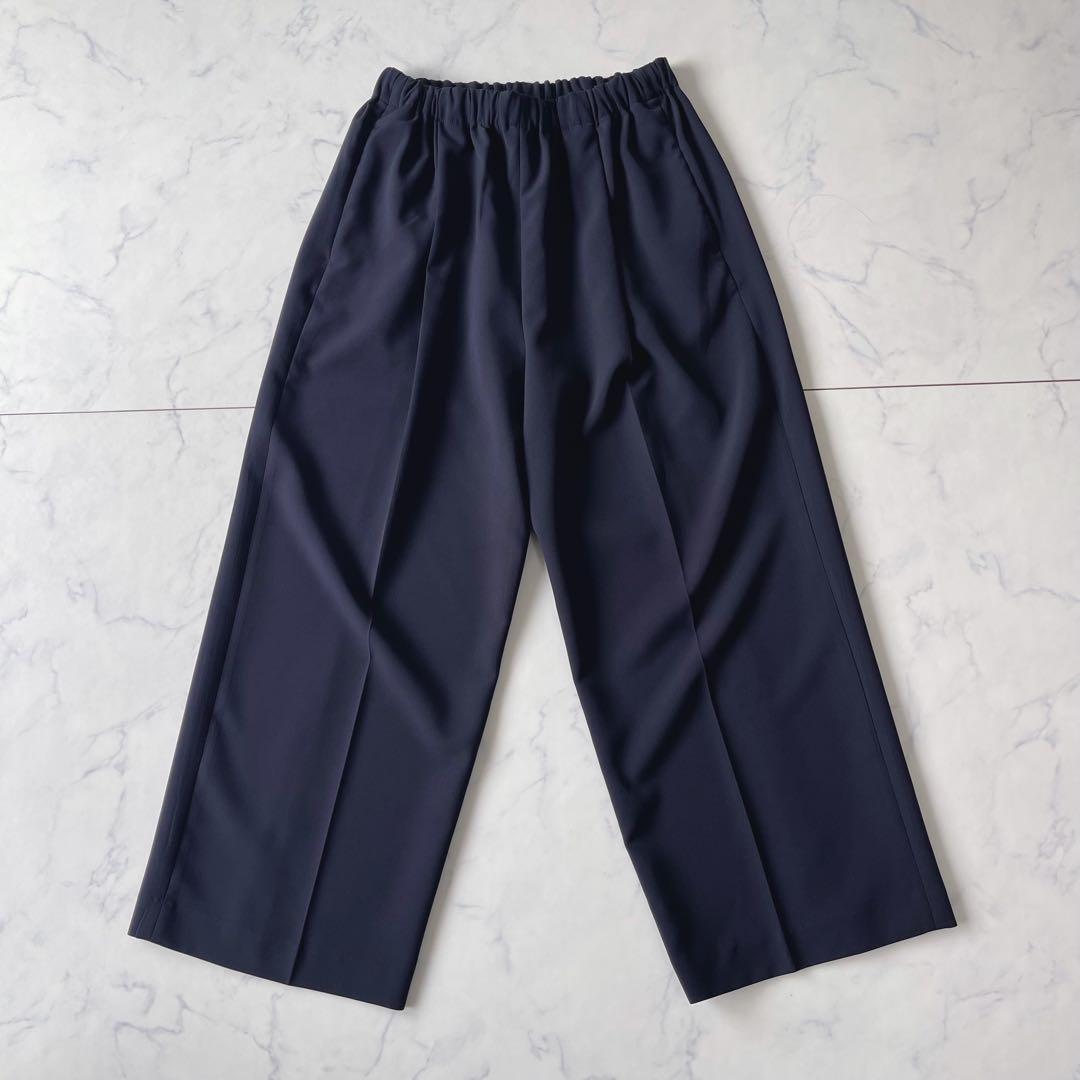 【美品】グリーンレーベルリラクシング ノーカラー セットアップ パンツスーツ40