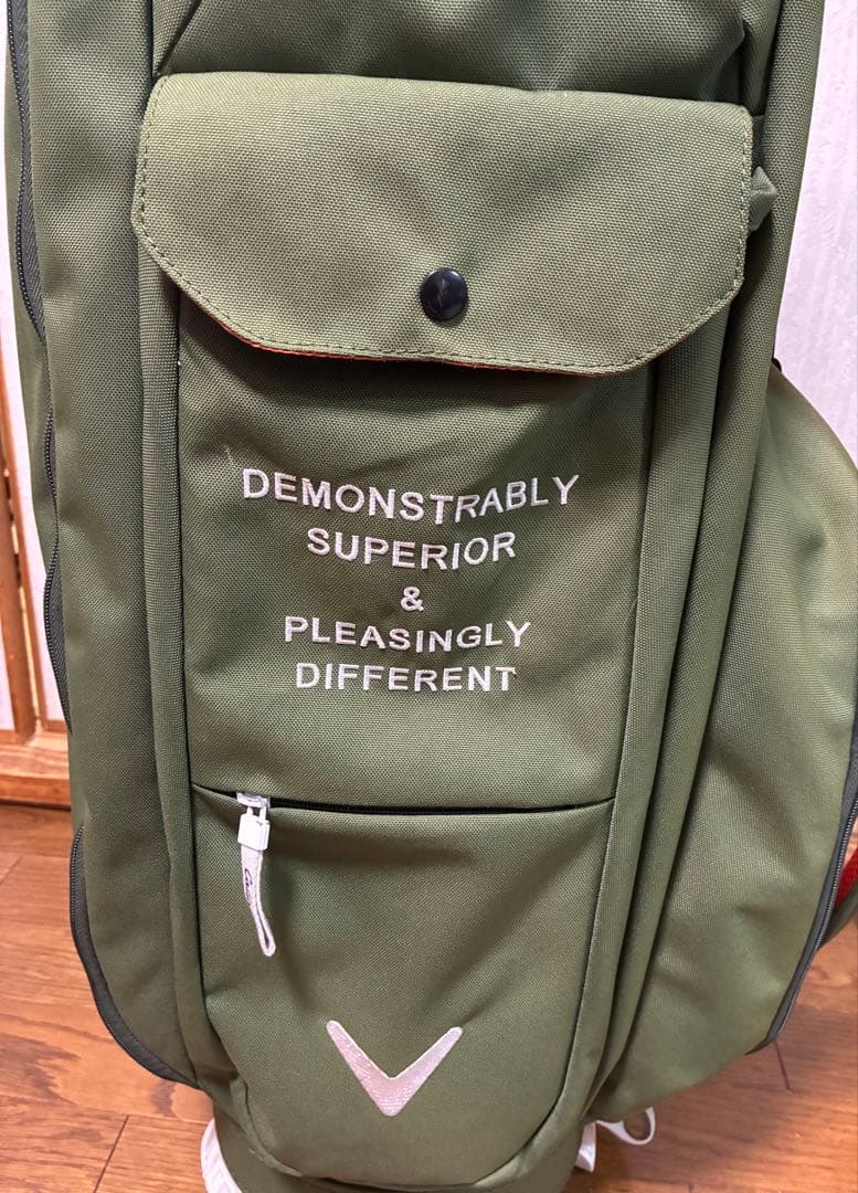 【美品処分】Callaway キャディバッグ オリーブグリーン