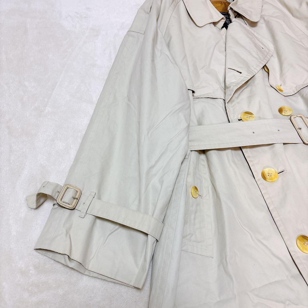 バーバリー ハニーベージュ トレンチコート ノバチェック ライナー・ベルト付き