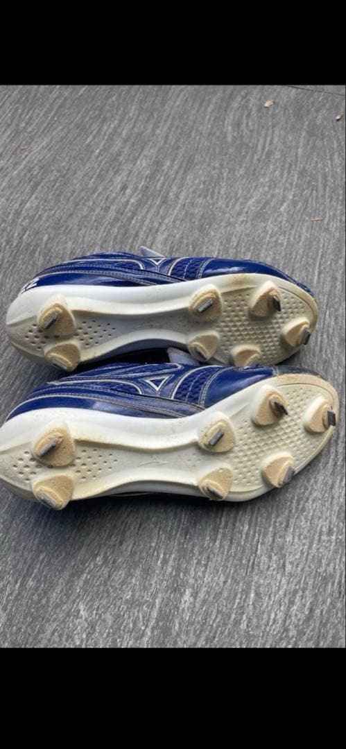 Mizuno 野球用シューズ 青