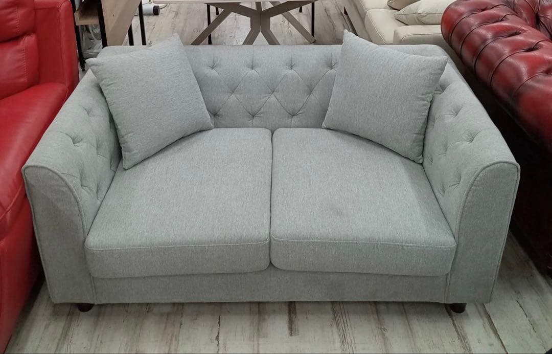 展示品❗2人掛けソファ　ファブリック　アンティーク風　北九州福岡市限定