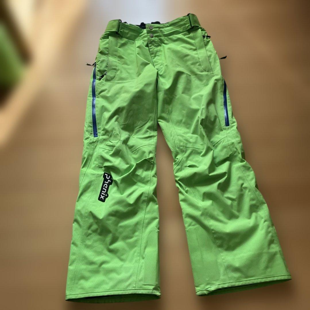 Phenix スキーウェア 男性用　蛍光グリーン