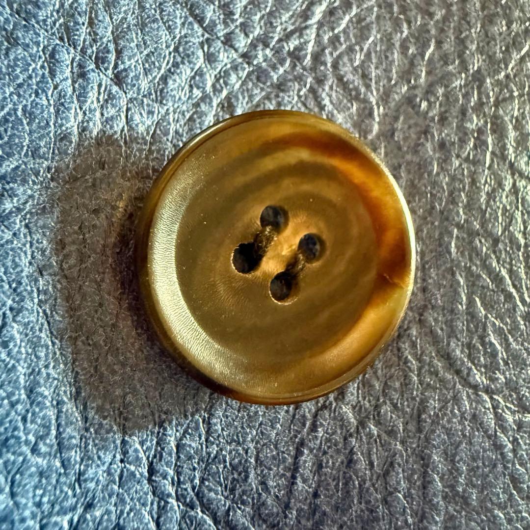 激レア コムデギャルソン カウレザー トレンチコート ブルー系 日本製