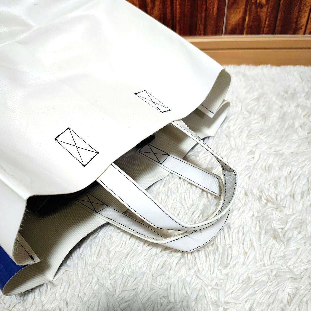 【IDタグ付】FREITAG SONNY ショートトート ブルー ホワイト