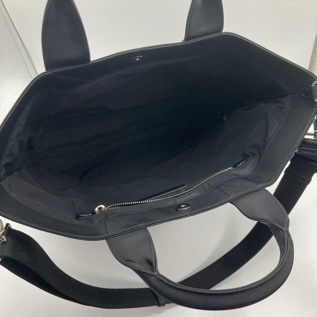 BURBERRY / アーティー ロゴ トートバッグ ショルダーバッグ ブラック
