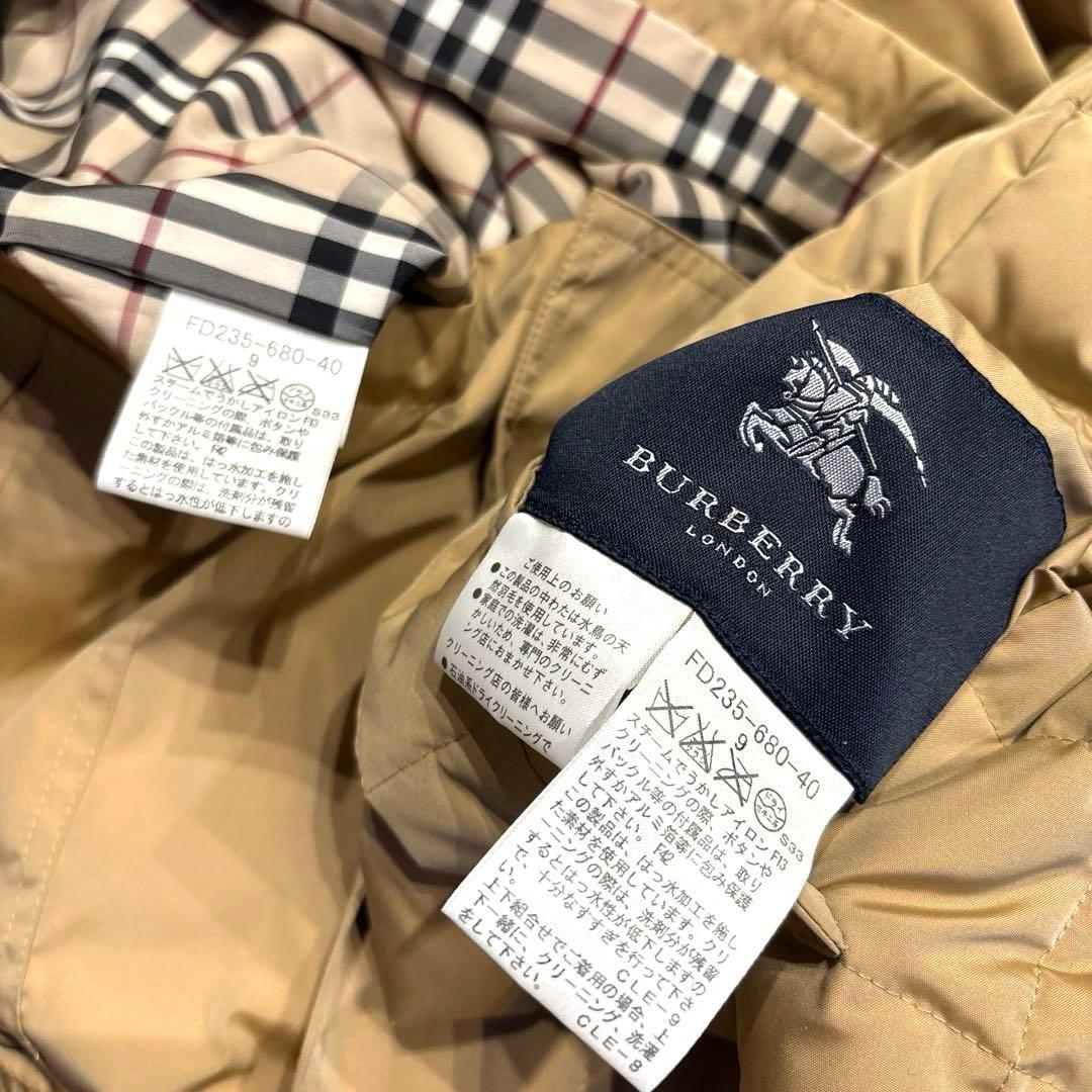 【バーバリーロンドン】かわいいノバチェック マウンテンパーカー×ダウンベスト✳︎9