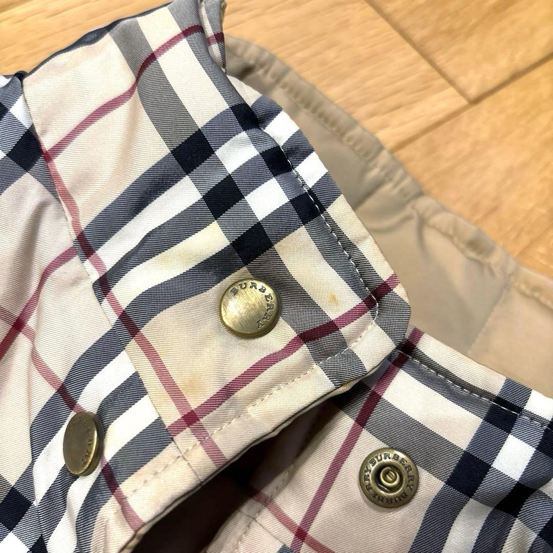 【バーバリーロンドン】かわいいノバチェック マウンテンパーカー×ダウンベスト✳︎9
