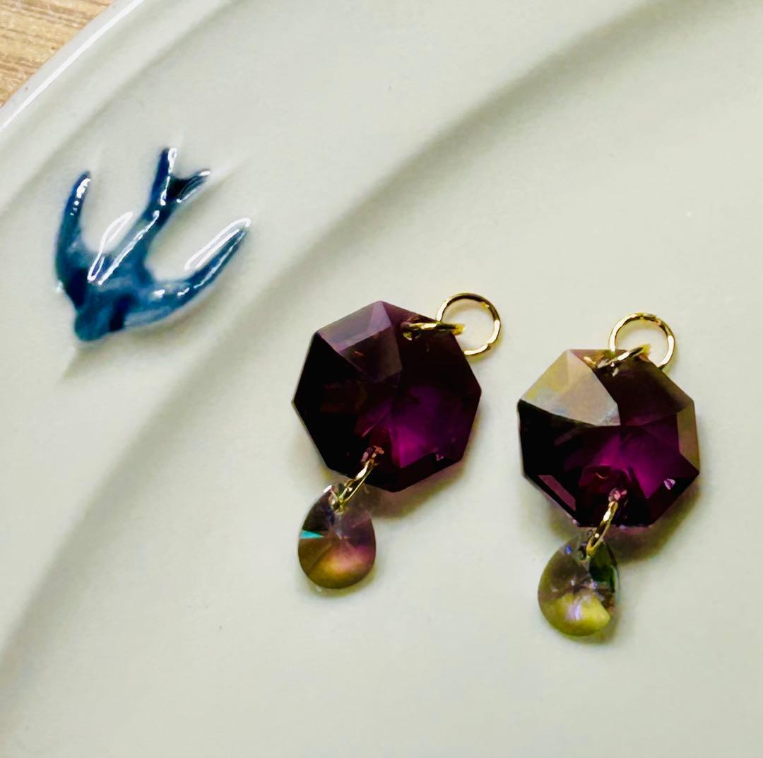 ✨✨ピアリングチャーム　ピアス　スワロフスキー ✨✨