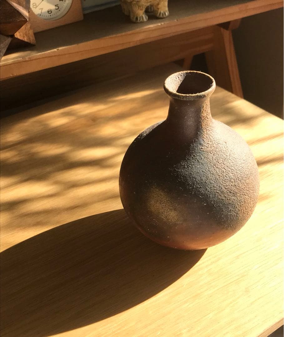 備前焼　徳利　作家もの　起き上がり小法師　　器　焼き物