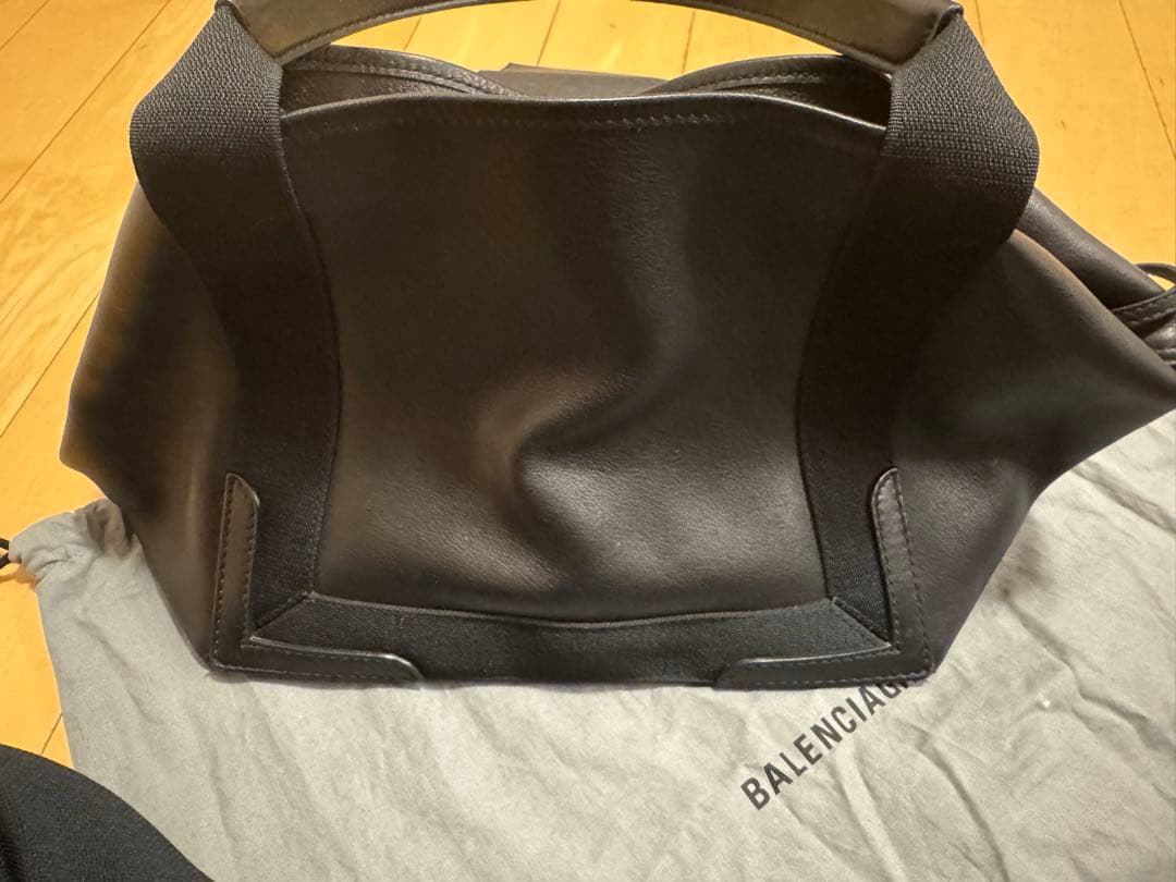BALENCIAGA NAVY CABAS トートバッグ