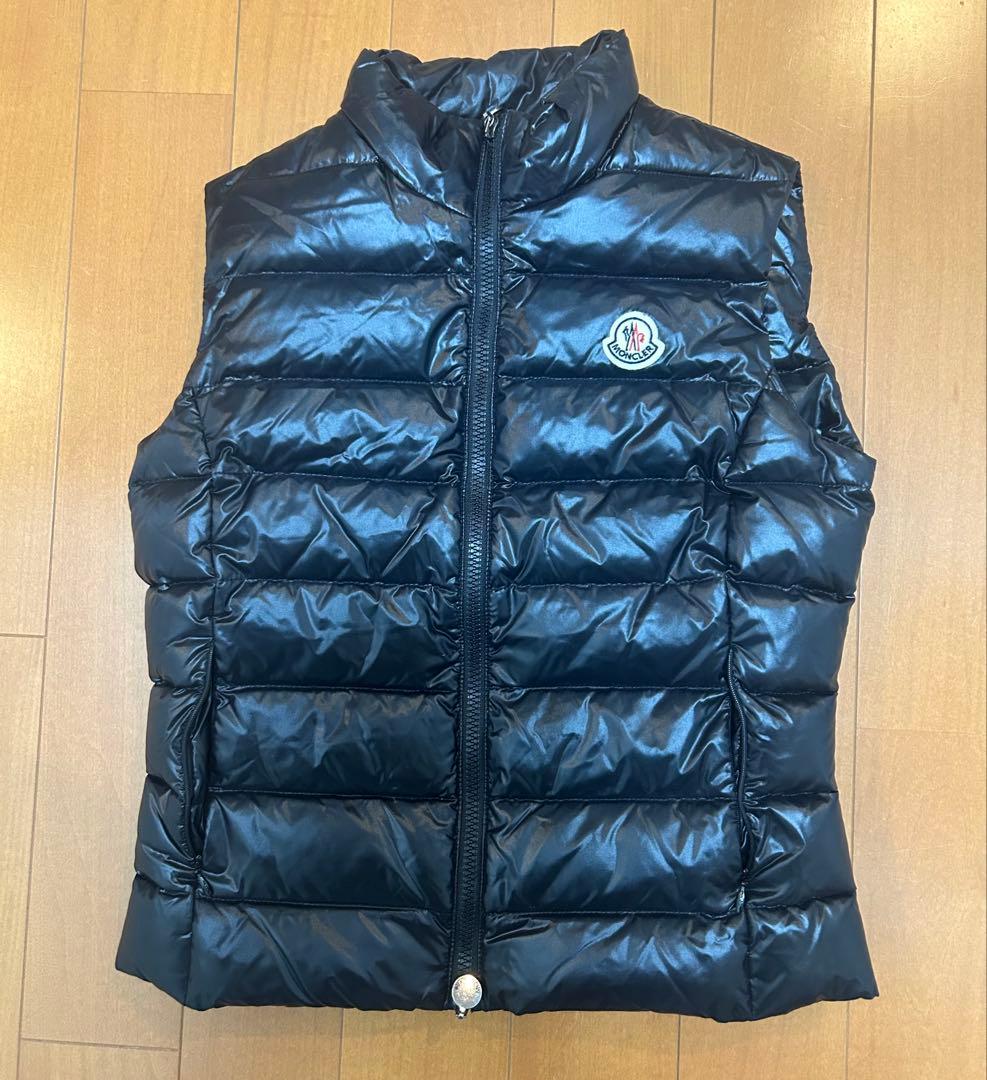 MONCLER モンクレール レディース ダウンベスト サイズ0 ブラック