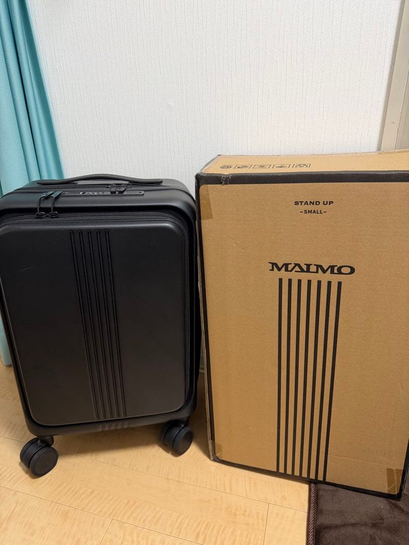 MAIMO Sサイズ機内持ち込み ブラック キャリーケース 収納バッグ付き