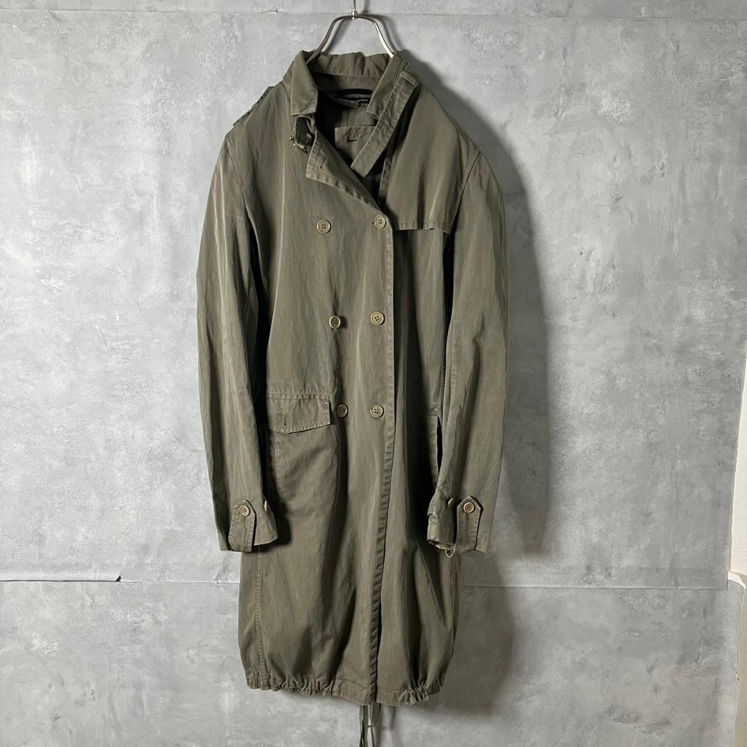 Neil Barrett ロング カーキ トレンチコート イタリア製 N474