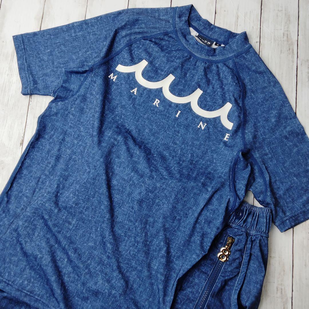 muta marine【美品】ラッシュガード　セットアップ　デニム柄　ゴルフも◎