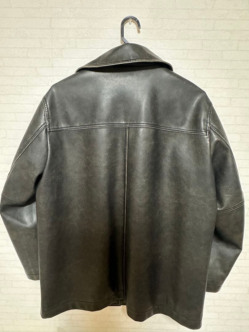 moussy AGED F/LEATHER MIDDLE ジャケット