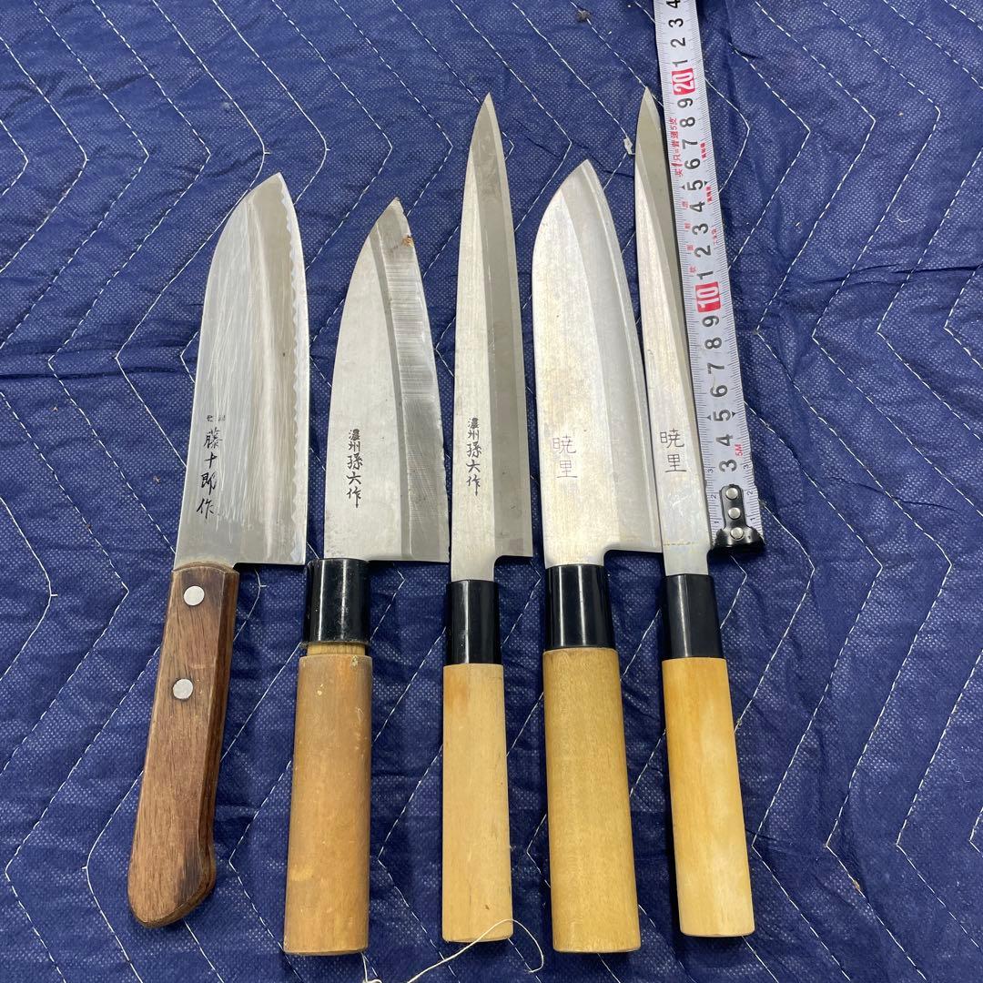日本刀スタイル 包丁セット 5本