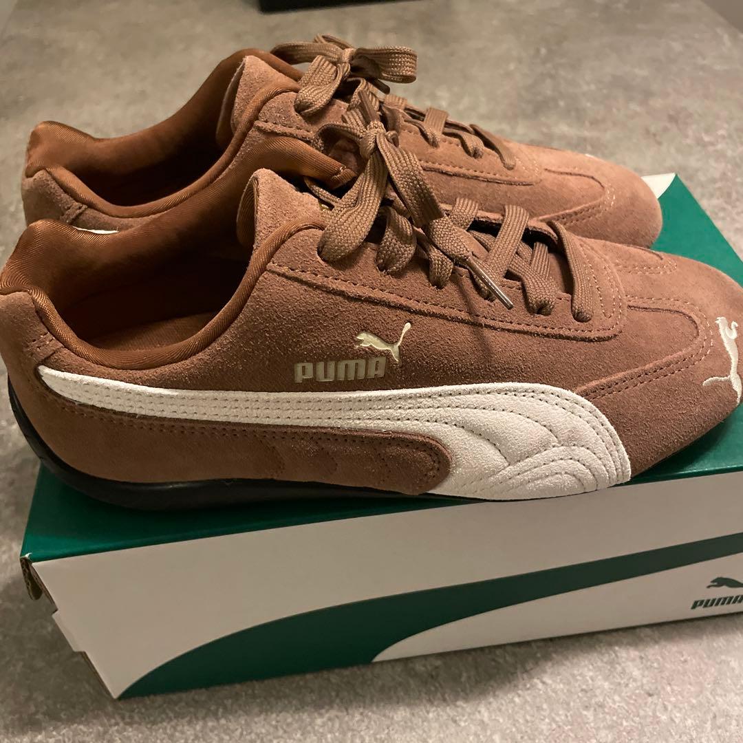 再値下げ　⭐︎美品⭐︎PUMA スピードキャットブラウン スニーカー　24.5㎝