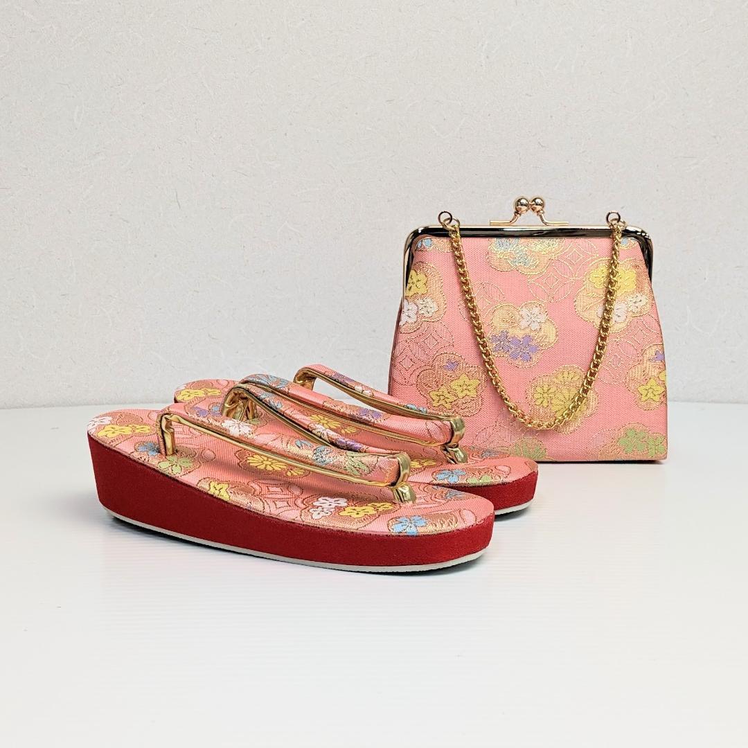 七五三 7歳 四つ身用 草履バッグ 筥迫セット ピンク