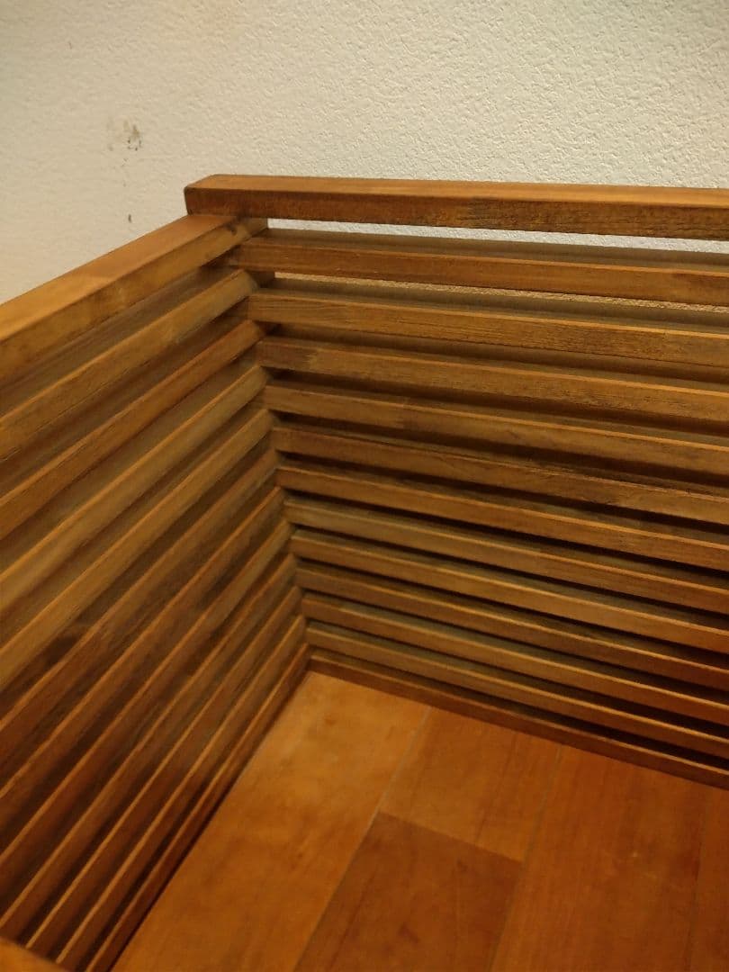 木製　ハンドメイド　オーダー　ロの字　棚　シェルフ　水槽台　アクアラック　金魚